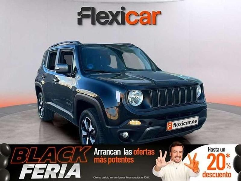 Negro Usado 2022 Jeep Renegade Trailhawk SUV | 15.990 € (Precio justo) - Imagen 1/4