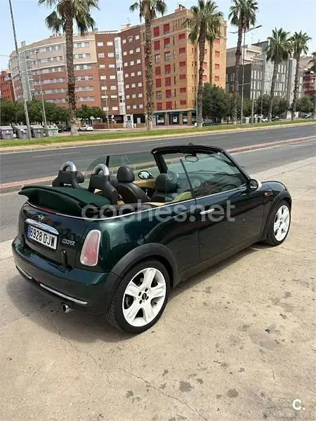 Usado Mini Cooper Cabriolet 116 CV (85 kW) 2005 Verde Descapotable