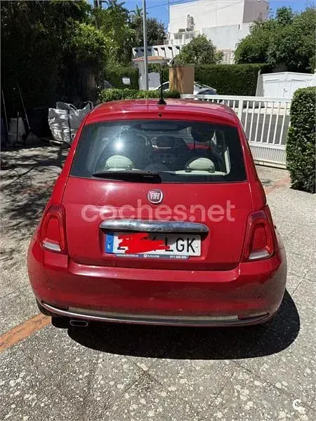 Usado Fiat 500 Lounge 69 CV (50 kW) 2020 Rojo Berlina