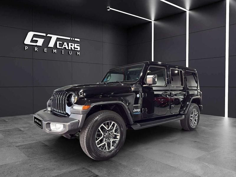 Negro Usado 2022 Jeep Wrangler Sahara SUV | 56.900 € (Buen precio) - Imagen 1/4