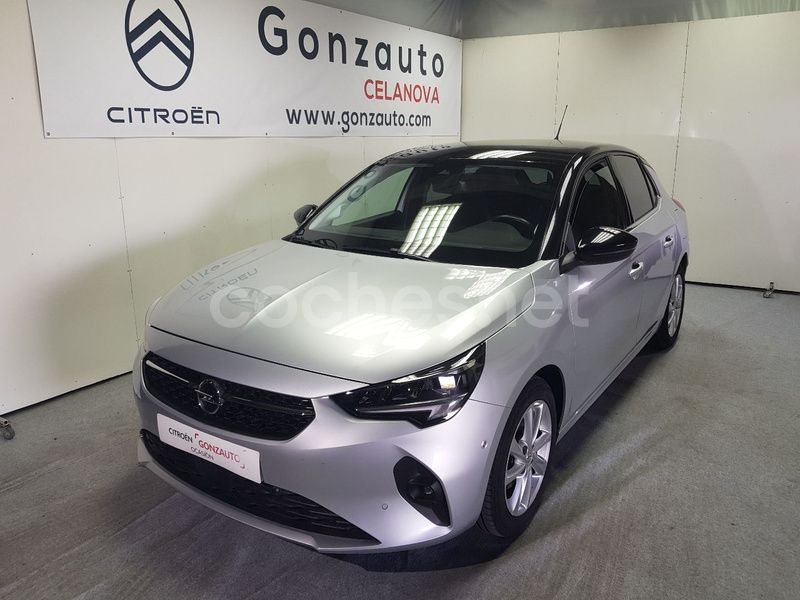 Gris / plata Usado 2022 Opel Corsa Elegance Berlina | 12.500 € (Precio justo) - Imagen 1/4
