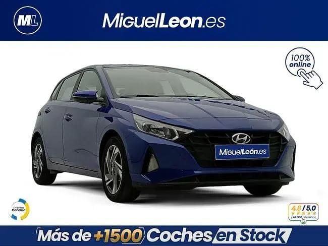 Usado Hyundai i20 84 CV (61 kW) 2022 Azul Utilitario