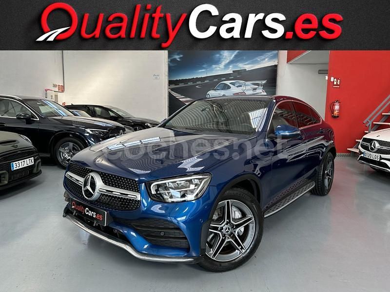 Azul Usado 2020 Mercedes GLC300 Coupe | 47.900 € (Precio justo) - Imagen 1/4