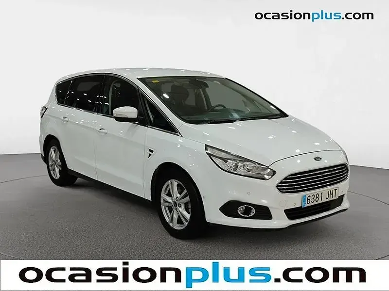 Usado Ford S-MAX Titanium 150 CV (110 kW) 2015 Blanco Monovolumen