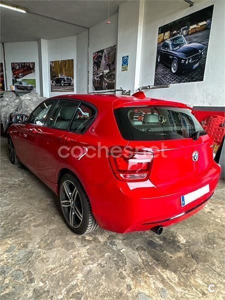 Usado BMW 116 Sport Line 136 CV (100 kW) 2013 Rojo Utilitario