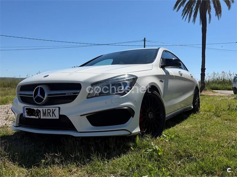 Usado Mercedes CLA45 AMG 381 CV (280 kW) 2016 Blanco Coupe