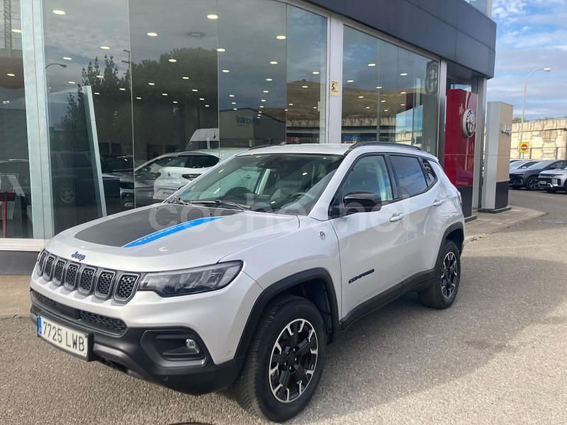 Blanco Usado 2022 Jeep Compass Trailhawk SUV | 27.290 € (Un poco caro) - Imagen 1/4