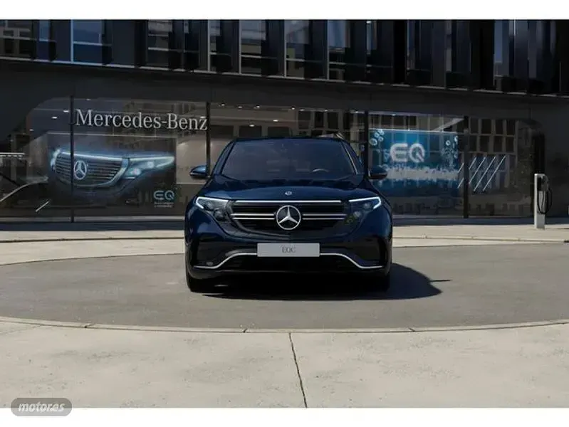 Usado Mercedes EQC400 300 kW (408 CV) 2021 Azul SUV