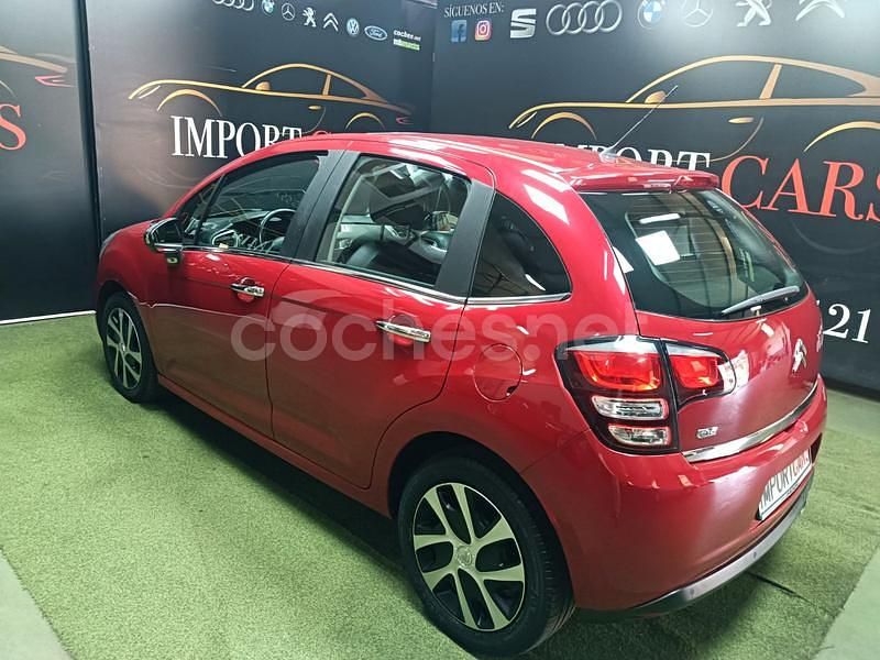 Usado Citroën C3 Exclusive 92 CV (67 kW) 2014 Granate Utilitario