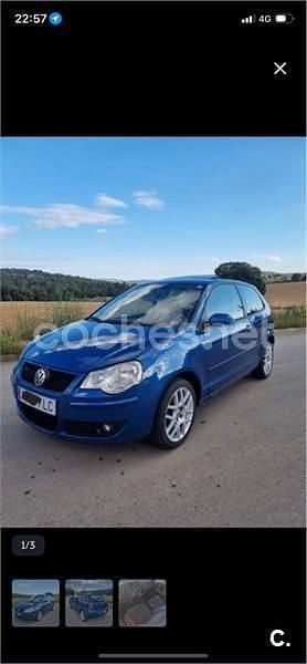 Usado VW Polo Advance 70 CV (51 kW) 2007 Azul Utilitario