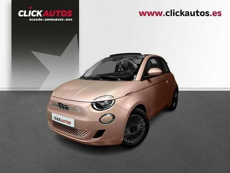 Amarillo Usado 2022 Fiat 500e Icon Descapotable | 17.700 € (Precio justo) - Imagen 1/4