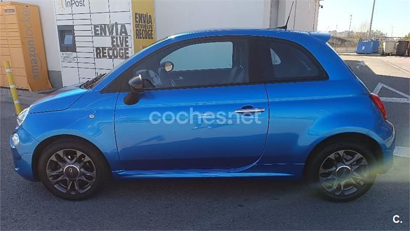 Usado Fiat 500 Sport 70 CV (51 kW) 2021 Azul Berlina