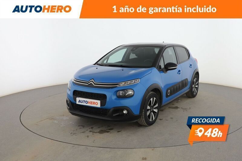 Azul Usado 2018 Citroën C3 PureTech Utilitario | 9799 € (Precio justo) - Imagen 1/3