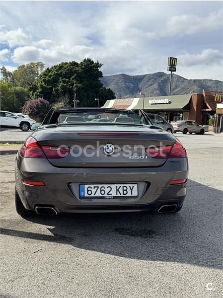 Usado BMW 650 Cabriolet 367 CV (269 kW) 2011 Gris / plata Descapotable
