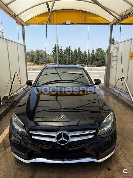 Usado Mercedes C200 136 CV (100 kW) 2017 Negro Berlina
