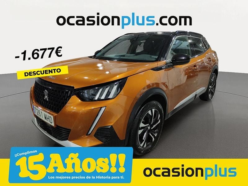 Naranja Usado 2023 Peugeot 2008 GTi SUV | 18.450 € (Buen precio) - Imagen 1/4
