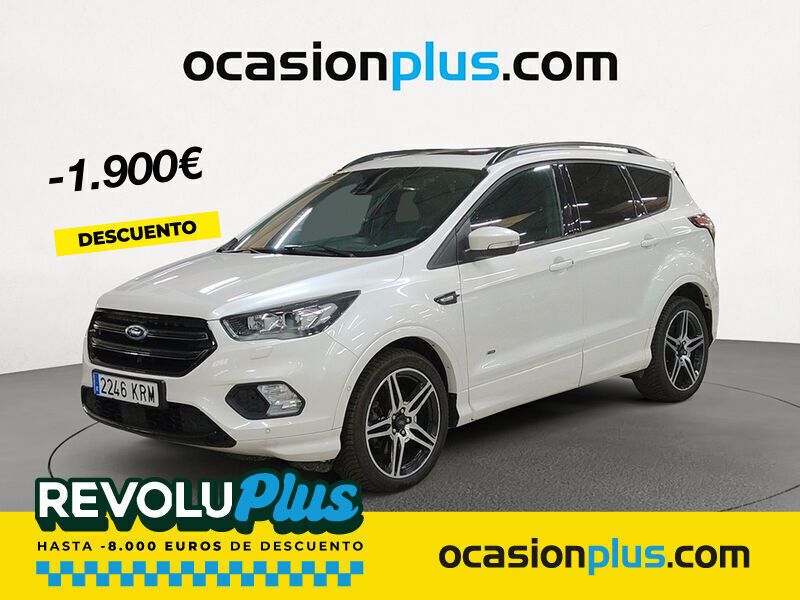 Blanco Usado 2018 Ford Kuga ST-Line SUV | 20.900 € (Precio justo) - Imagen 1/4