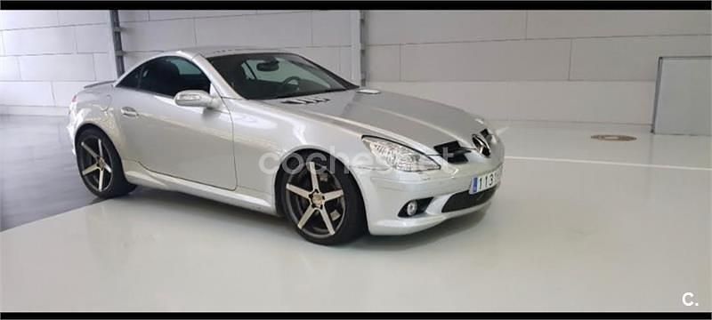 Usado Mercedes SLK350 272 CV (200 kW) 2004 Gris / plata Descapotable