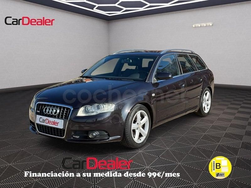 Usado Audi A4 S-Line 170 CV (125 kW) 2008 Gris / plata Familiar