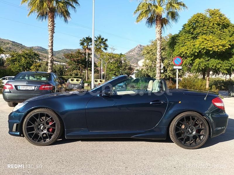 Usado Mercedes SLK350 272 CV (200 kW) 2004 Azul Descapotable