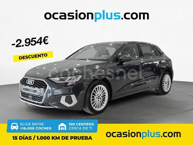 Gris / plata Usado 2022 Audi A3 Sportback e-tron Advanced Plus Utilitario | 23.890 € (Precio justo) - Imagen 1/4