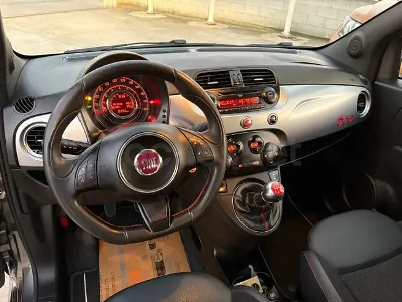 Usado Fiat 500S S 69 CV (50 kW) 2014 Gris / plata Berlina
