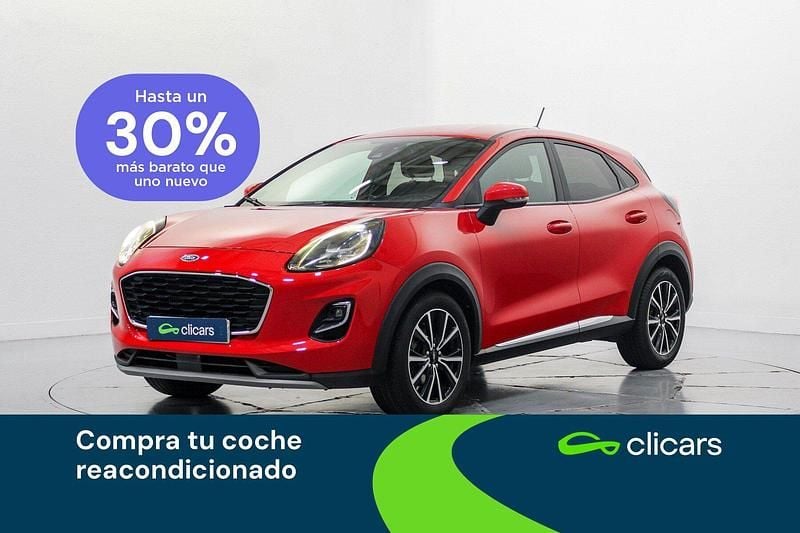 Rojo Usado 2021 Ford Puma Titanium SUV | 15.290 € (Precio justo) - Imagen 1/4