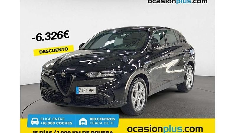 Negro Usado 2022 Alfa Romeo Tonale Sprint SUV | 20.546 € (Precio justo) - Imagen 1/4