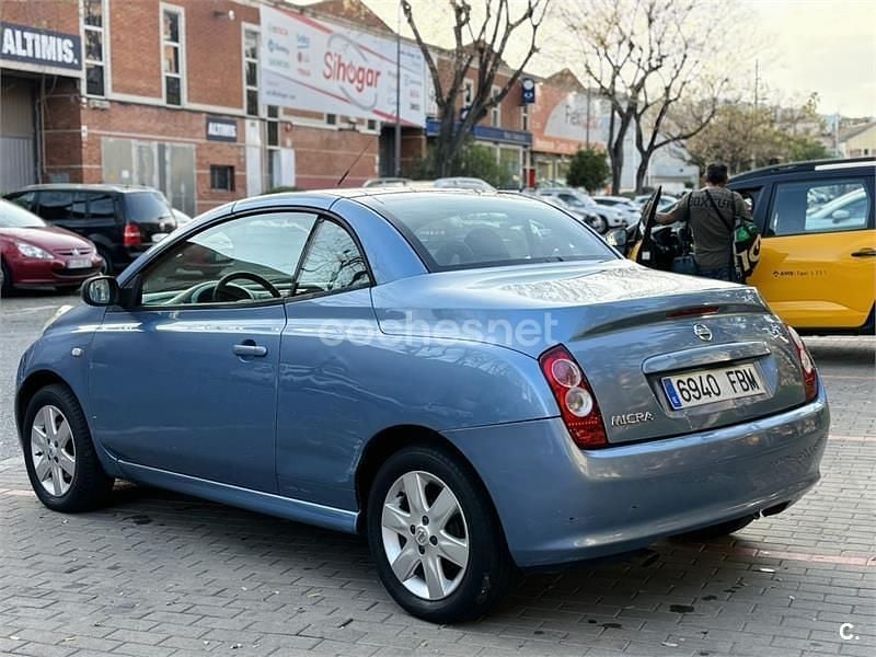 Usado Nissan Micra C+C Tekna 88 CV (64 kW) 2006 Azul Descapotable