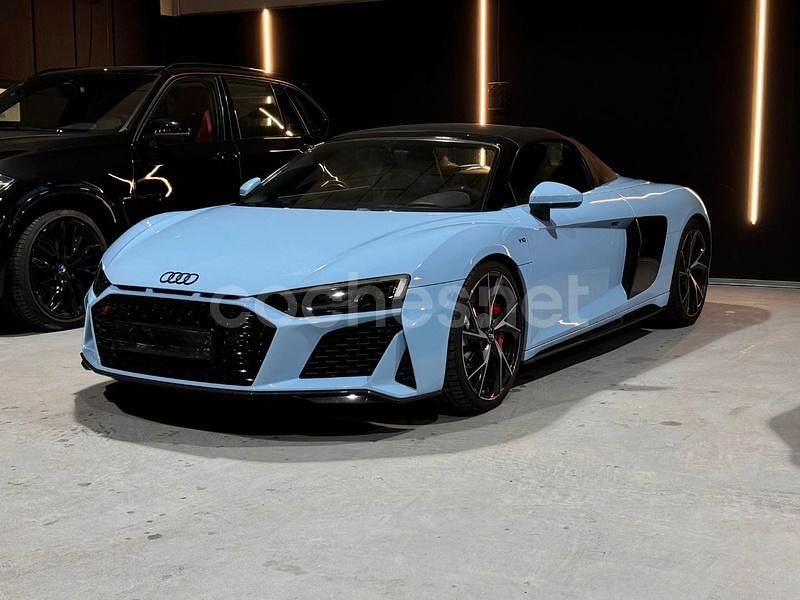 Usado Audi R8 Spyder 570 CV (419 kW) 2021 Azul Descapotable