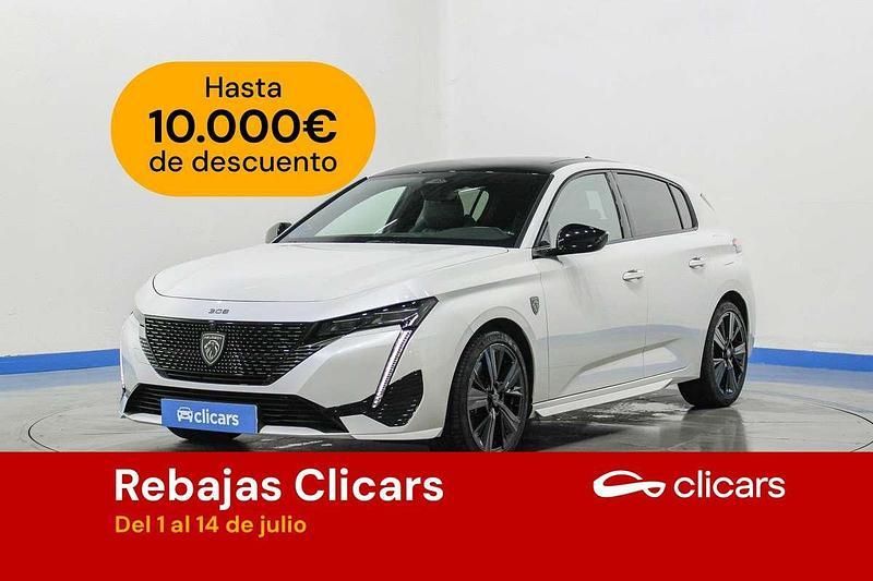 Blanco Usado 2021 Peugeot 308 GT Utilitario | 23.090 € (Precio justo) - Imagen 1/4