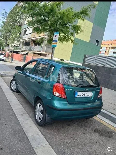 Usado Chevrolet Kalos SE 83 CV (61 kW) 2003 Verde Berlina