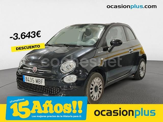 Negro Usado 2022 Fiat 500C Dolcevita Descapotable | 10.990 € (Precio justo) - Imagen 1/4