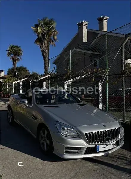 Usado Mercedes SLK200 184 CV (135 kW) 2011 Gris / plata Descapotable