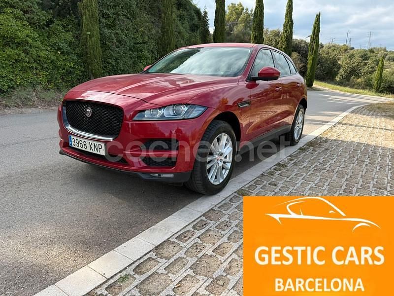 Usado Jaguar F-Pace Prestige 163 CV (119 kW) 2018 Granate SUV