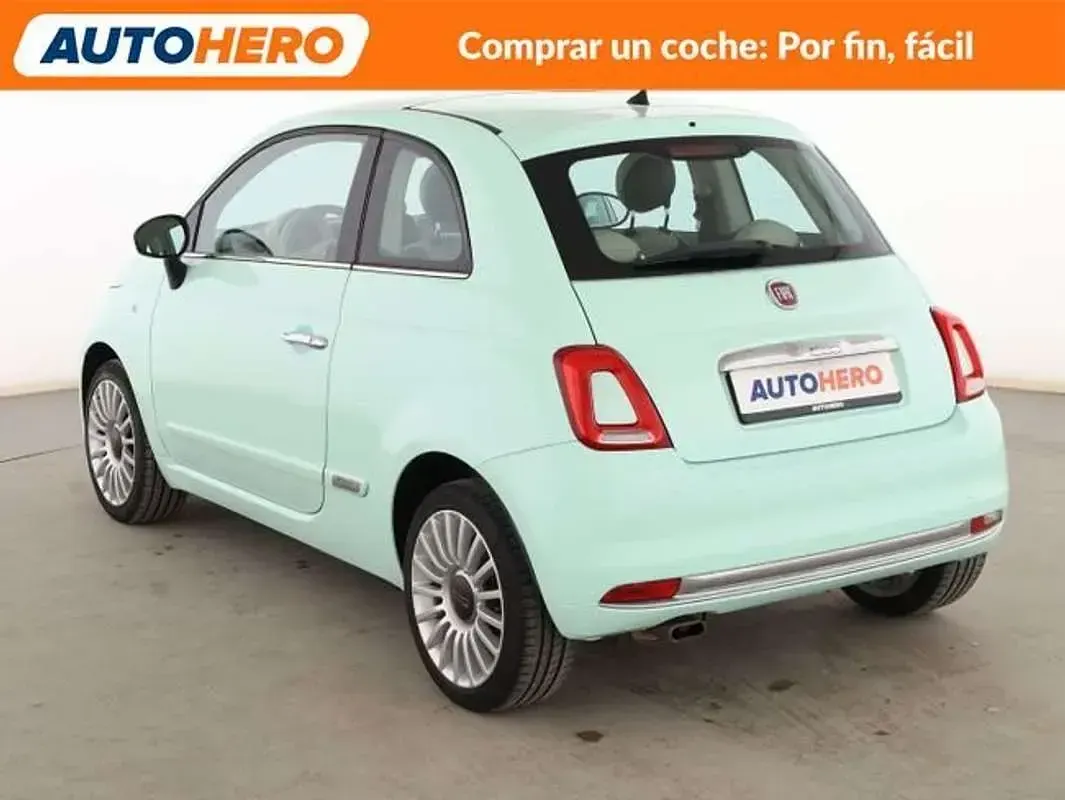 Usado Fiat 500 Lounge 69 CV (50 kW) 2016 Verde Utilitario