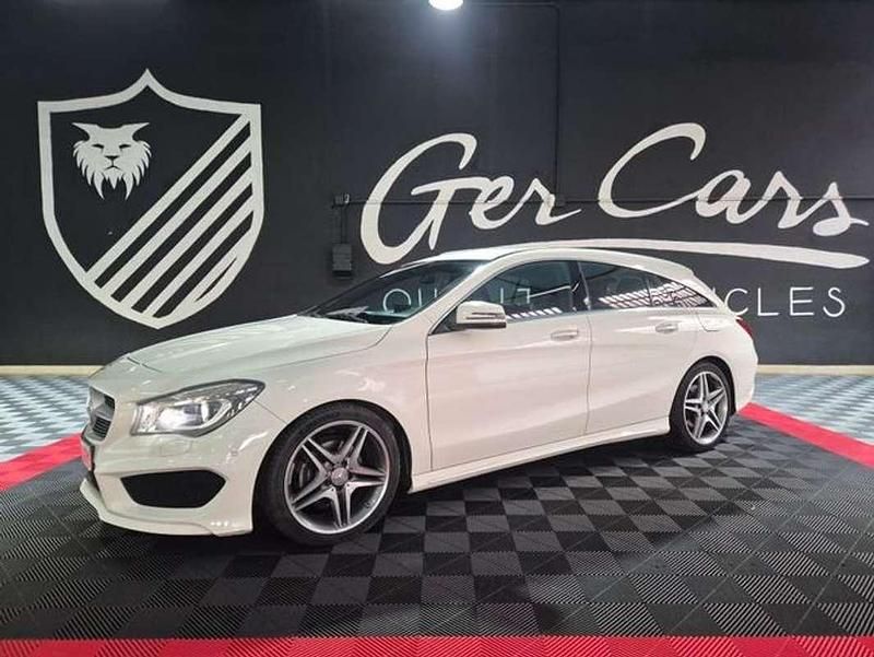 Blanco Usado 2015 Mercedes CLA200 Shooting Brake AMG line Familiar | 16.495 € (Precio justo) - Imagen 1/4
