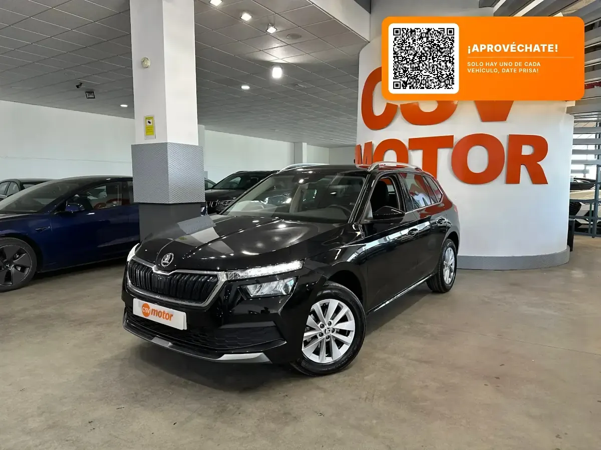 Usado Skoda Kamiq Selection 150 CV (110 kW) 2023 Negro SUV