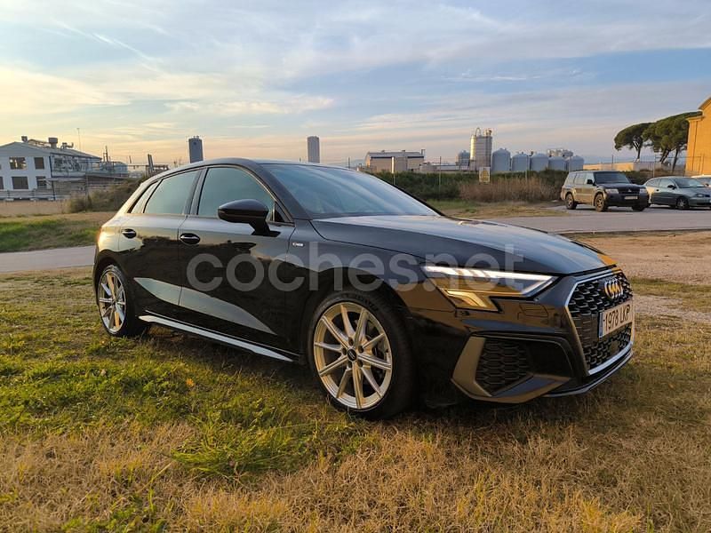 Usado Audi A3 S-Line 116 CV (85 kW) 2020 Negro Berlina