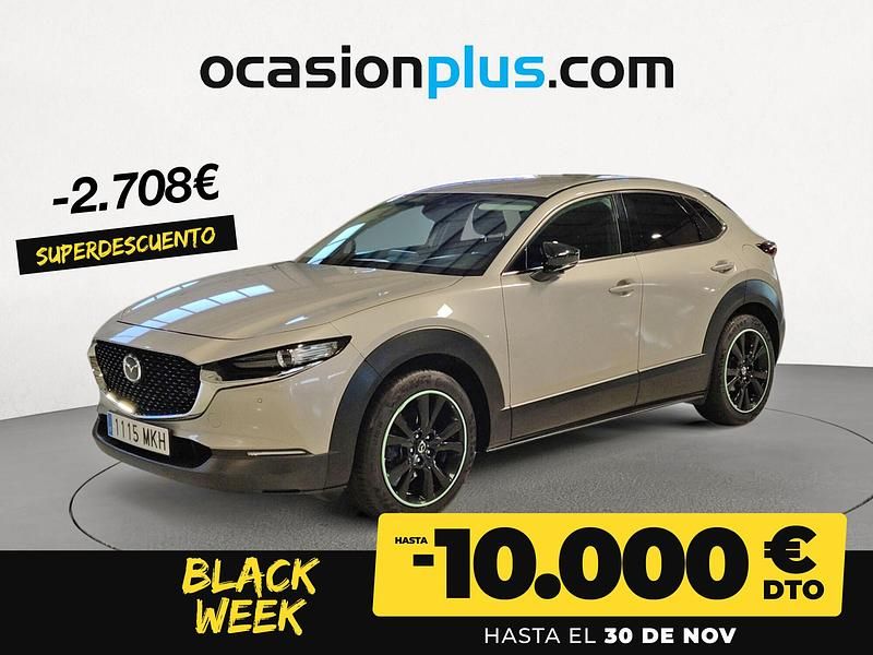 Gris Usado 2023 Mazda CX-30 Homura-Line SUV | 29.790 € (Caro) - Imagen 1/4