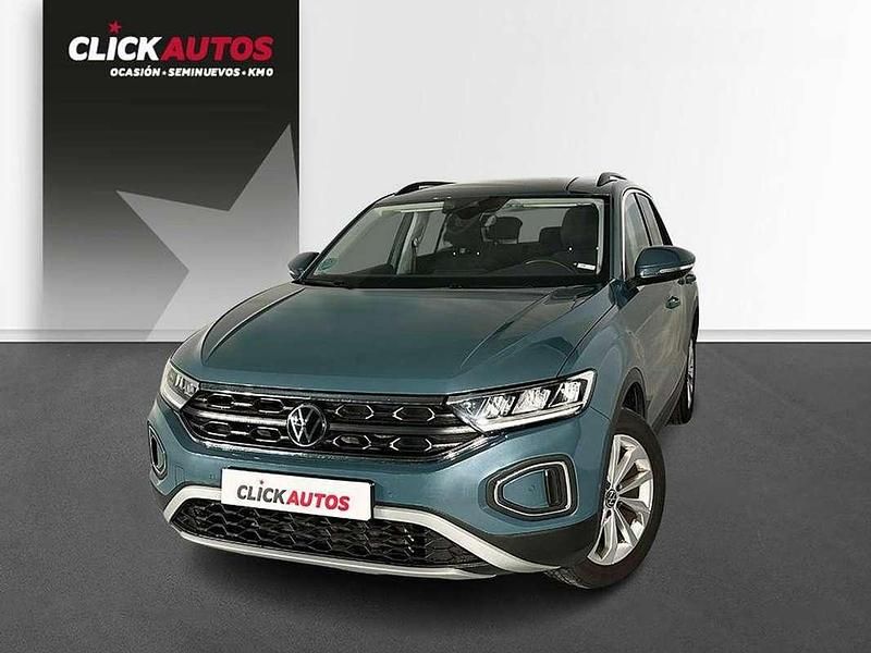 Azul Usado 2023 VW T-Roc Life SUV | 21.600 € (Precio justo) - Imagen 1/4