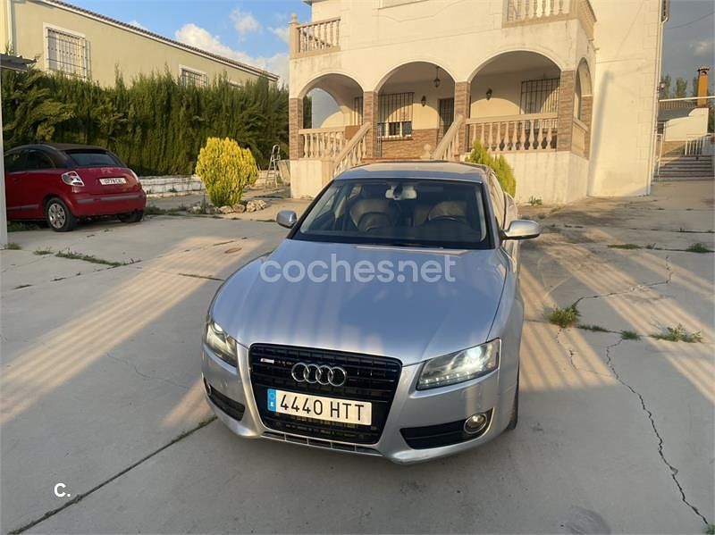 Usado Audi A5 Sportback 190 CV (139 kW) 2010 Gris / plata Utilitario