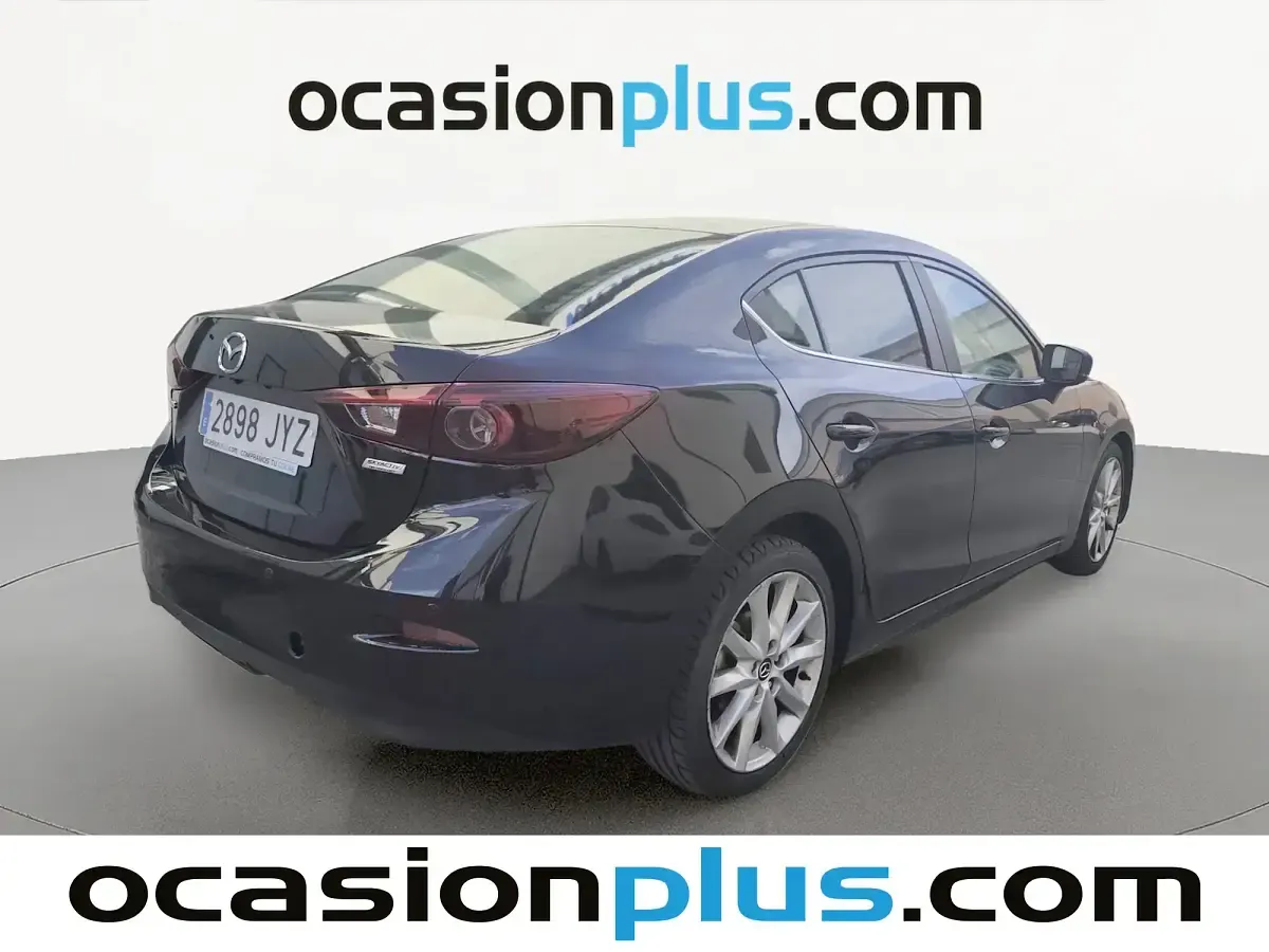 Usado Mazda 3 Luxury 120 CV (88 kW) 2017 Negro Berlina