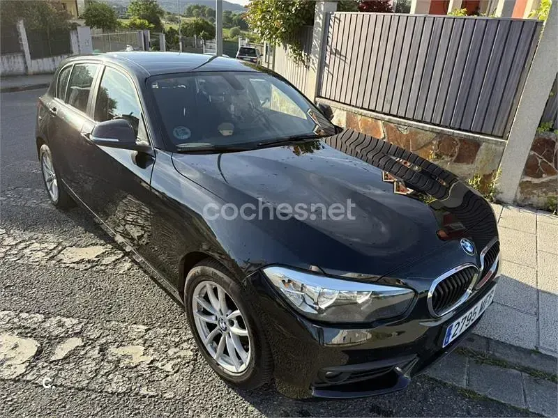 Usado BMW 116 116 CV (85 kW) 2018 Negro Utilitario