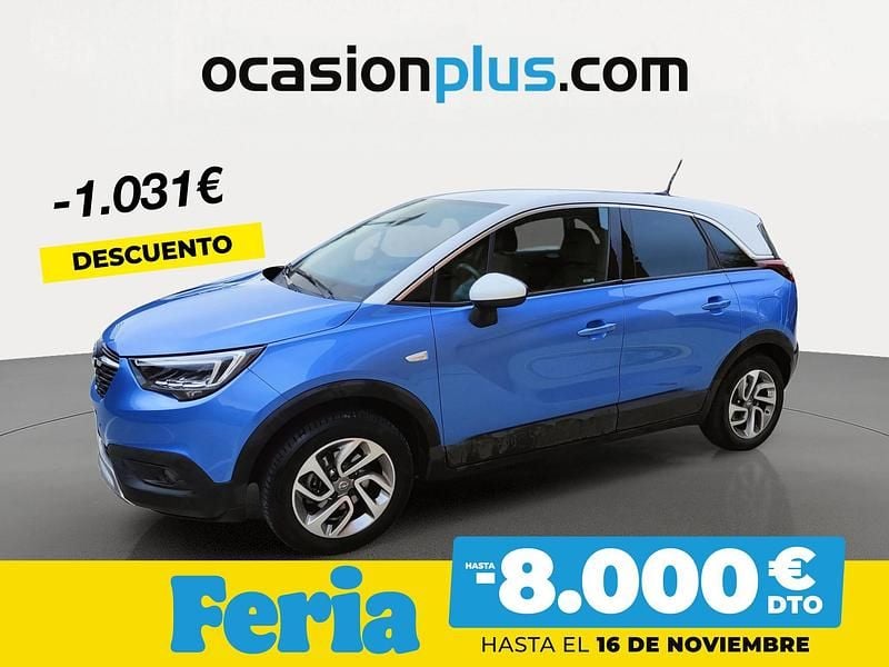 Azul Usado 2018 Opel Crossland Excellence SUV | 11.350 € (Precio justo) - Imagen 1/4