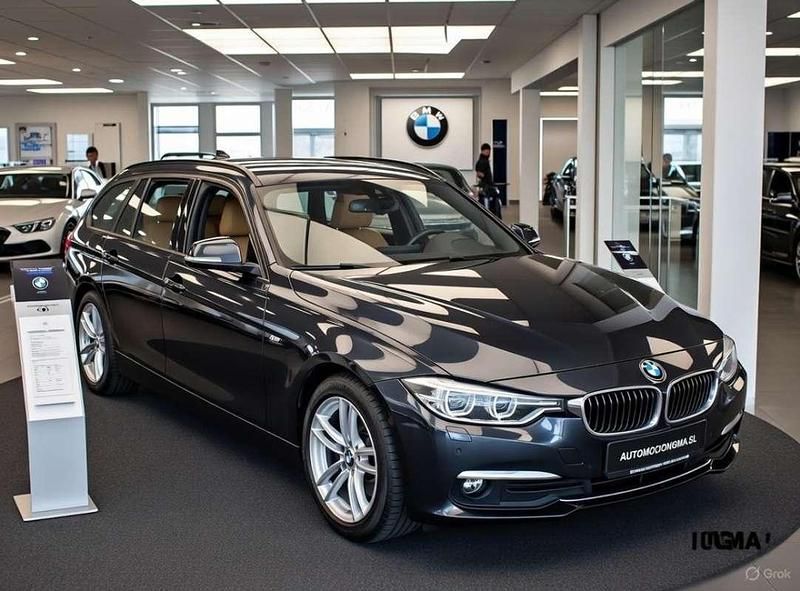 Usado BMW 320 Efficient Dynamics 163 CV (119 kW) 2016 Negro Berlina