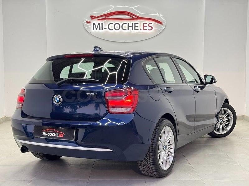 Usado BMW 118 Urban Line 170 CV (125 kW) 2012 Azul Utilitario