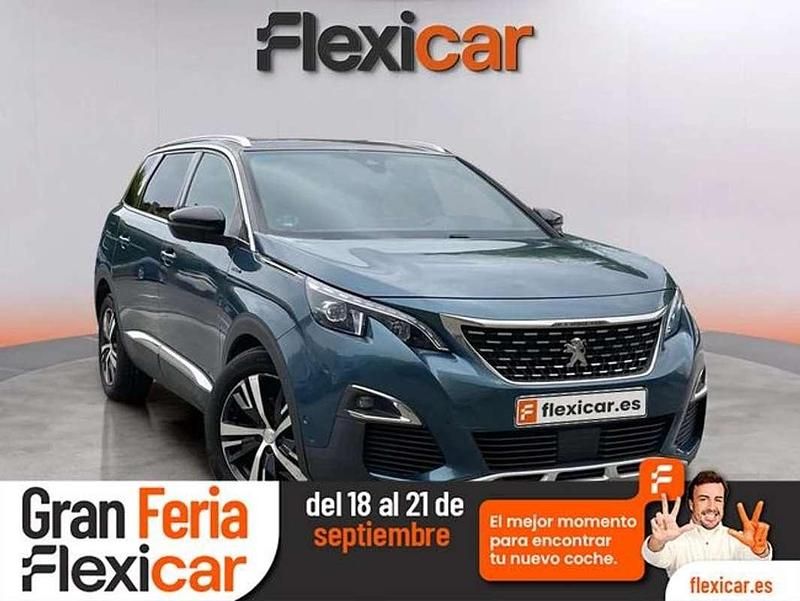 Verde Usado 2017 Peugeot 5008 GT-line Monovolumen | 15.970 € (Buen precio) - Imagen 1/4