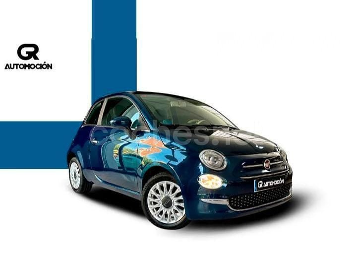 Azul Usado 2021 Fiat 500 Dolcevita Berlina | 10.990 € (Precio justo) - Imagen 1/4