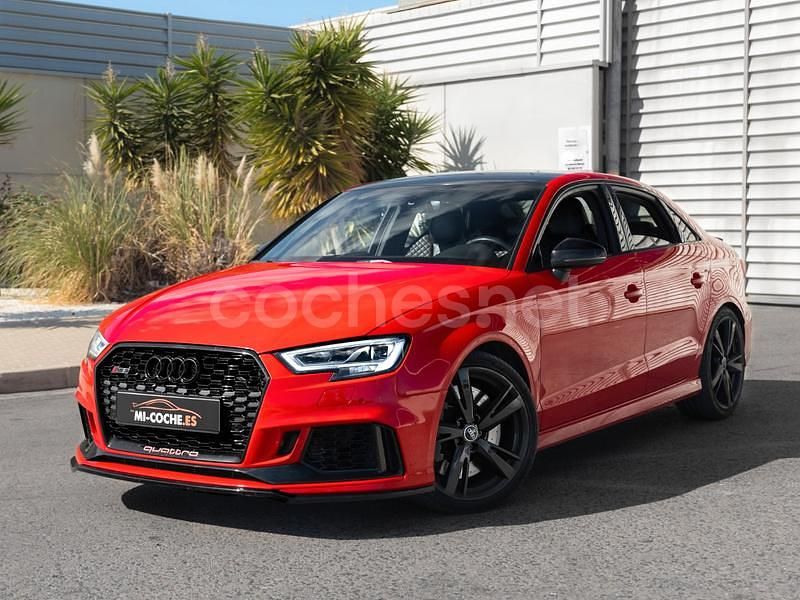 Rojo Usado 2018 Audi RS3 Exclusive Berlina | 39.900 € (Precio justo) - Imagen 1/4